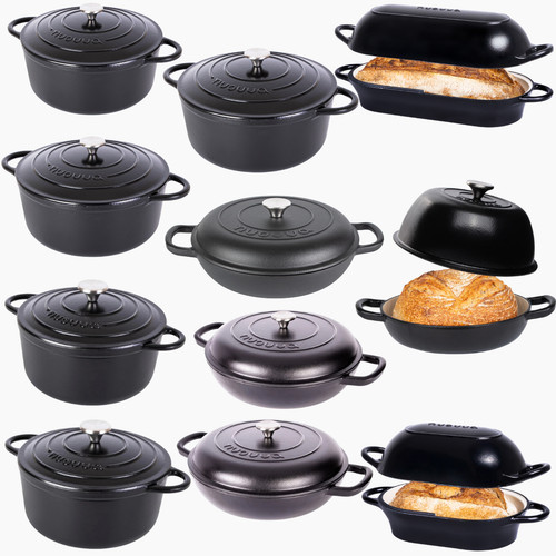 Enamelled cast iron - cast, dutch