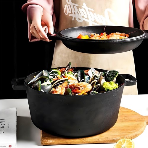 Pre seasoned cast iron - seasoned,