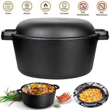 4L Cast Iron Dutch Oven Combo