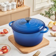 Cast Iron Casserole Stew Pot