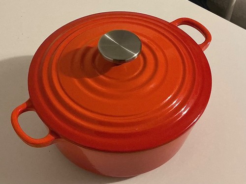 Enamelled cast iron dutch - iron, oven