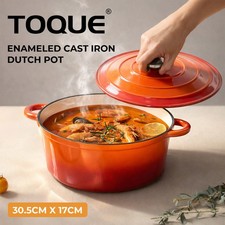 Toque Cast Iron Enameled Dutch