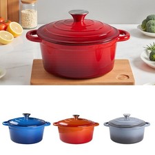 Enameled Casserole Pot Cast