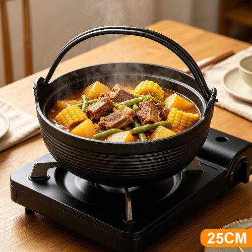 Cast iron stew pot - cast,