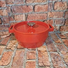 Vintage Red Pyrex Cast Iron