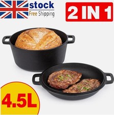 Cast Iron Casserole Dish Pot