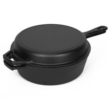 3L Heavy Duty 2 In 1 Cast Iron