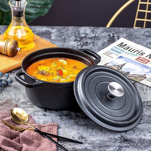 Cast iron casserole dish pan - cast,