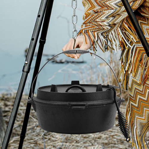 Cast iron dutch oven skillet - oven,