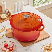 Cast Iron Casserole Dish Pot