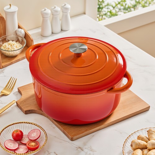 Cast iron casserole - cast,