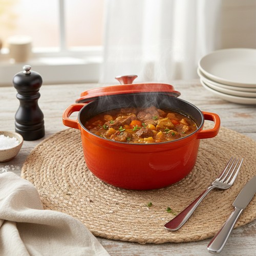 Cast iron casserole dish - cast,