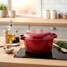4.5L Double Dutch Oven 2 in 1